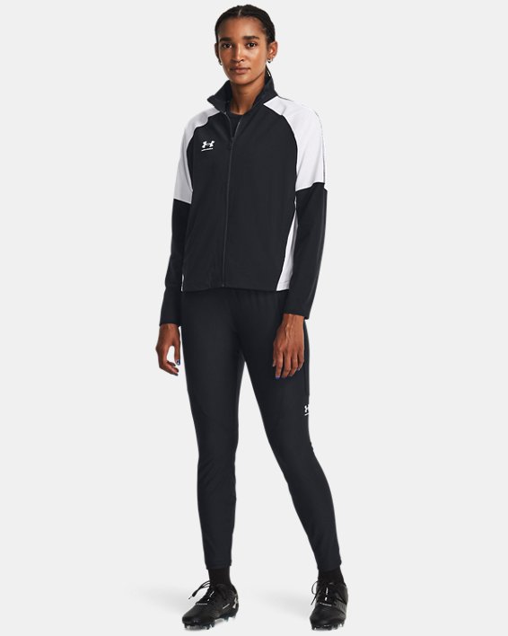 Women's UA Challenger Pro Track Jacket, Black, pdpMainDesktop image number 2